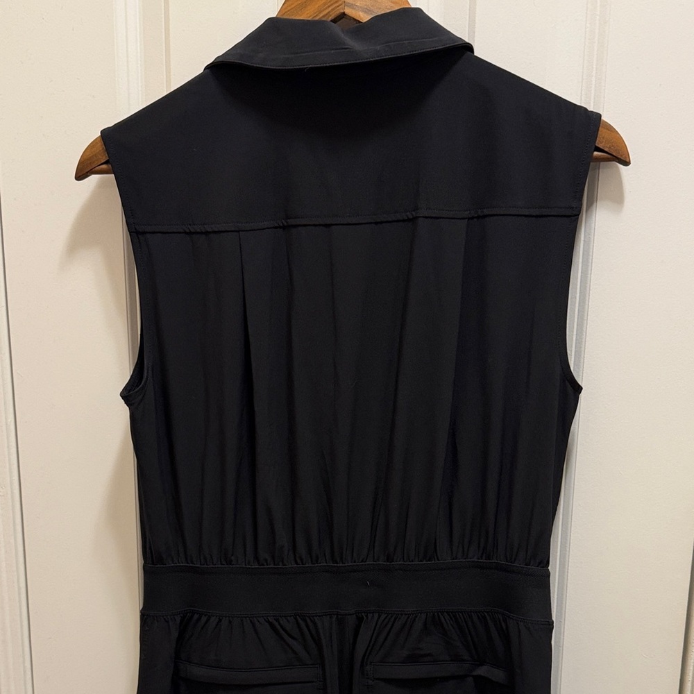 Black Sleeveless Jumpsuit - Picture 4 of 5